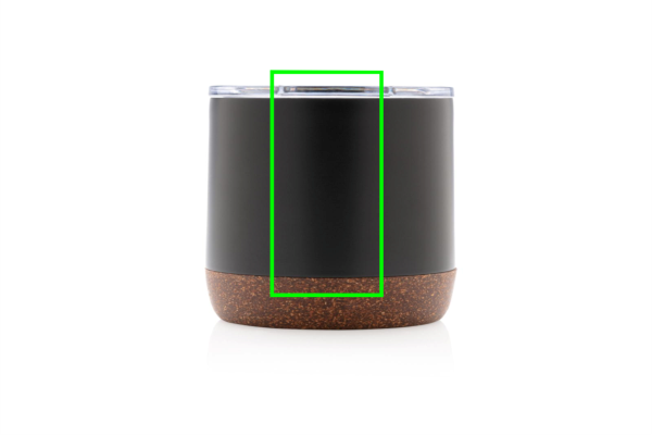 Kleine Vakuum-Kaffeetasse aus RCS rSteel & Kork