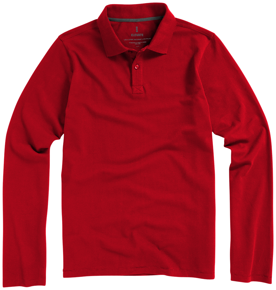 Oakville Langarm Poloshirt für Herren