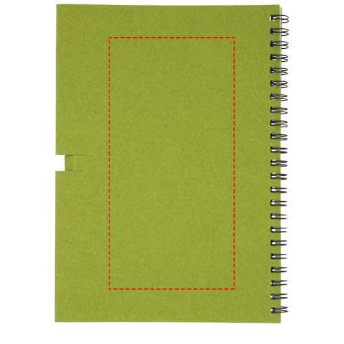 Luciano Eco Notizbuch mit Spiralbindung mit Stift – medium