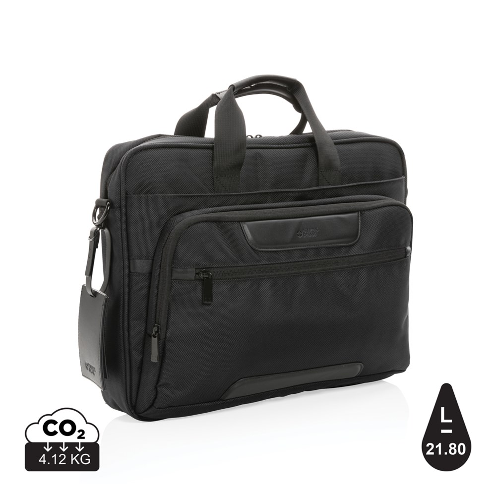Swiss Peak AWARE™ RPET Voyager 15.6" Laptop-Tasche