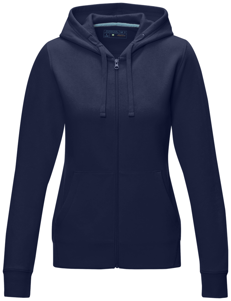 Ruby Hoodie mit durchgehendem Reißverschluss aus GOTS- und GRS-zertifiziertem Bio-Material für Damen