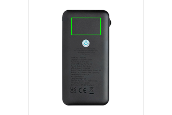 Lockhart 10.000mAh Powerbank aus RCS Kunststoff
