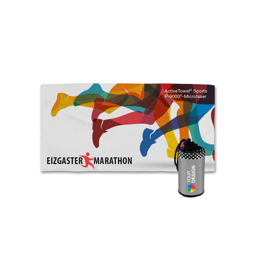 ActiveTowel® Sports mit individueller Papierbanderole, All-Inclusive-Paket