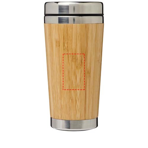 Bambus 450 ml Becher mit Bambus-Außenseite