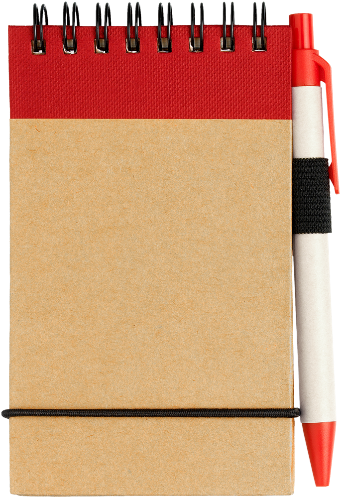 Zuse A7 Recycling Notizblock mit Stift
