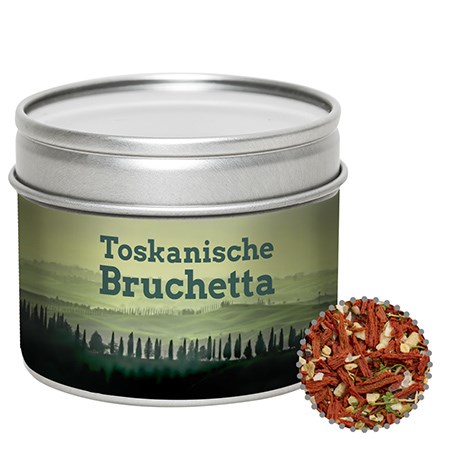 Gewürzmischung Toskanische Bruchetta, ca. 40g, Metalldose mit Sichtfenster