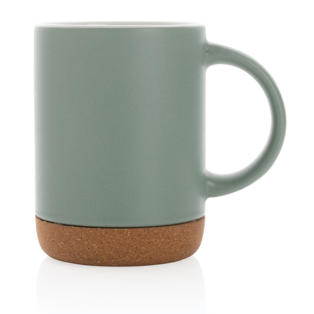 Keramikbecher mit Korkboden