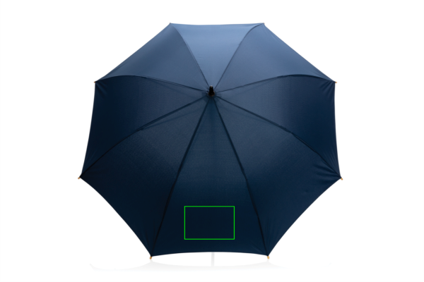 23" Impact AWARE™ RPET 190T Auto-Open Bambus-Schirm