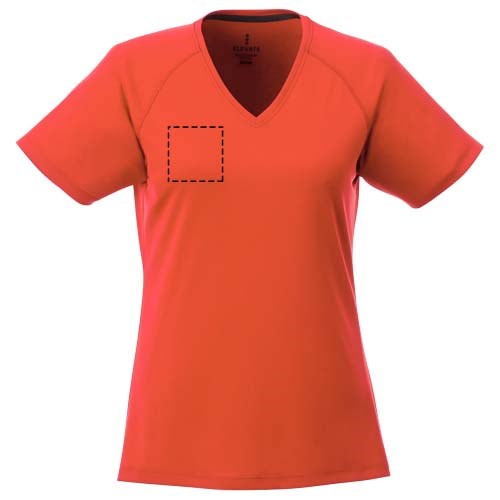 Amery T-Shirt mit V-Ausschnitt cool fit für Damen