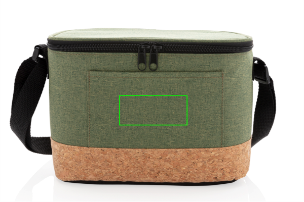 Two-Tone Kühltasche mit Korkdetails