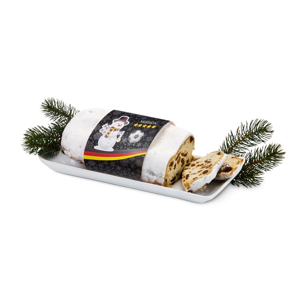 Großer WM-Christstollen zur Fußball Weltmeisterschaft, 750 g