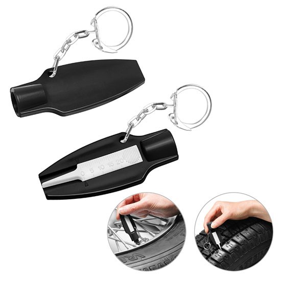 Reifenprofiltiefenmesser mit Kette