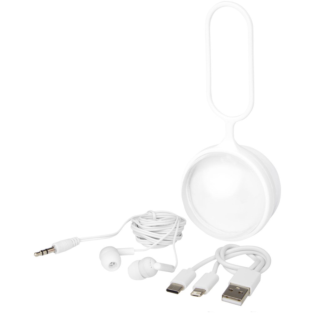 Simba 3-in-1-Ladekabel und Ohrhörer