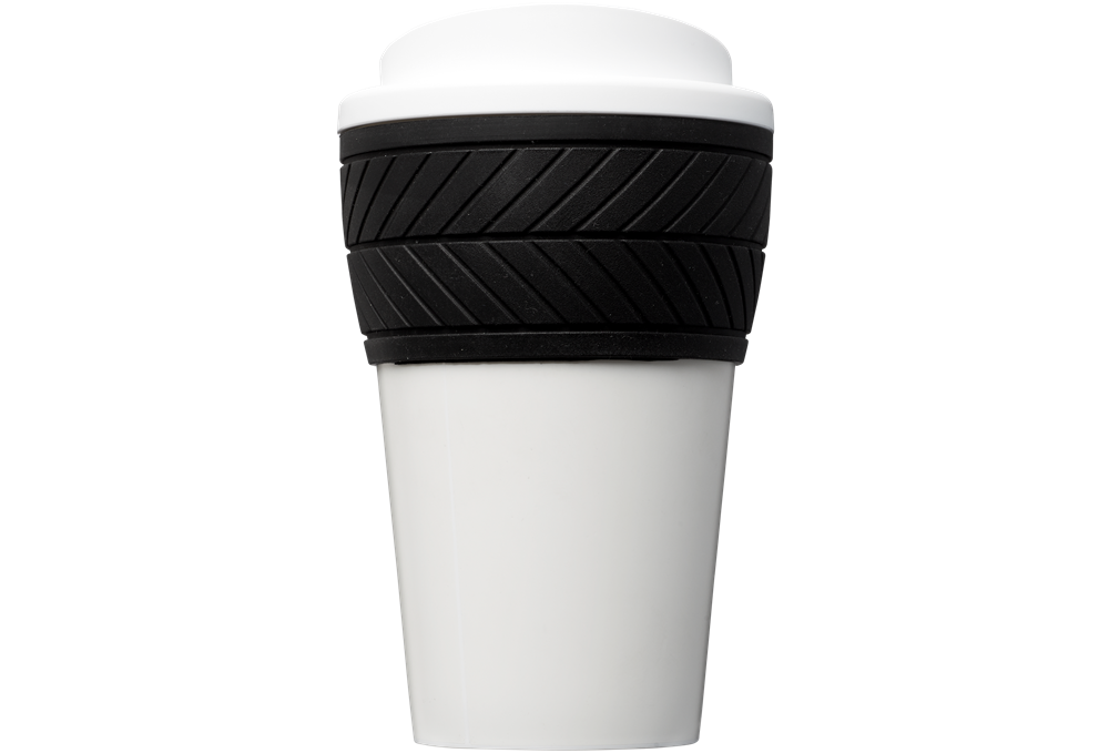 Brite-Americano® 350 ml Isolierbecher mit Schutzring Reifen-Design