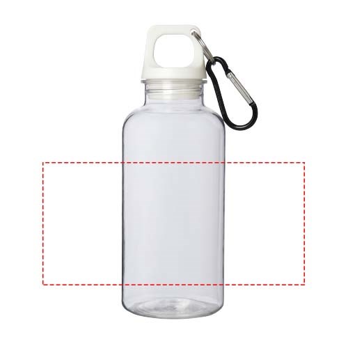 Oregon 400 ml RCS-zertifizierte Trinkflasche aus recyceltem Kunststoff mit Karabiner