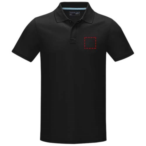 Graphite Poloshirt aus GOTS-zertifizierter Bio-Baumwolle für Herren