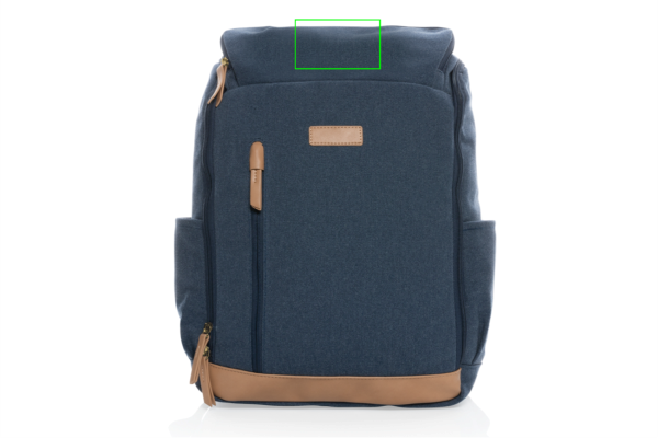 Impact AWARE™ 16 oz. r recyceltem canvas 15" Laptop-Rucksack