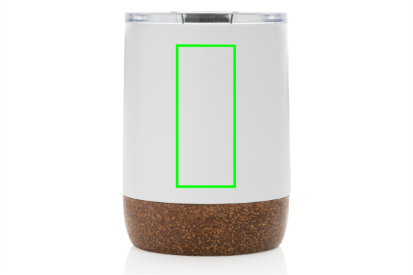 Kleine Vakuum-Kaffeetasse aus RCS rSteel & Kork