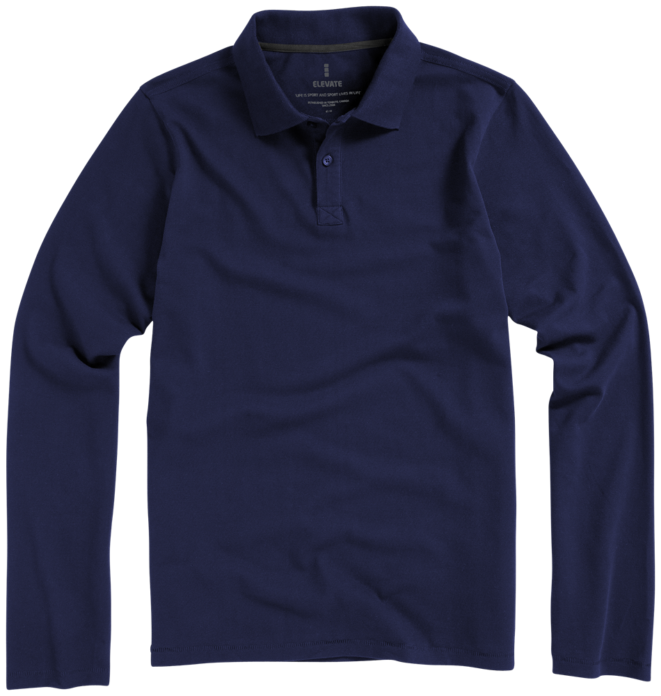 Oakville Langarm Poloshirt für Herren