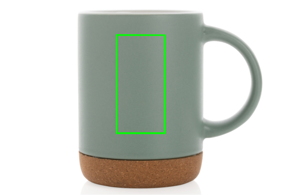 Keramikbecher mit Korkboden
