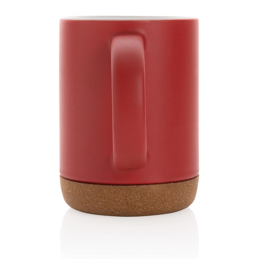 Keramikbecher mit Korkboden