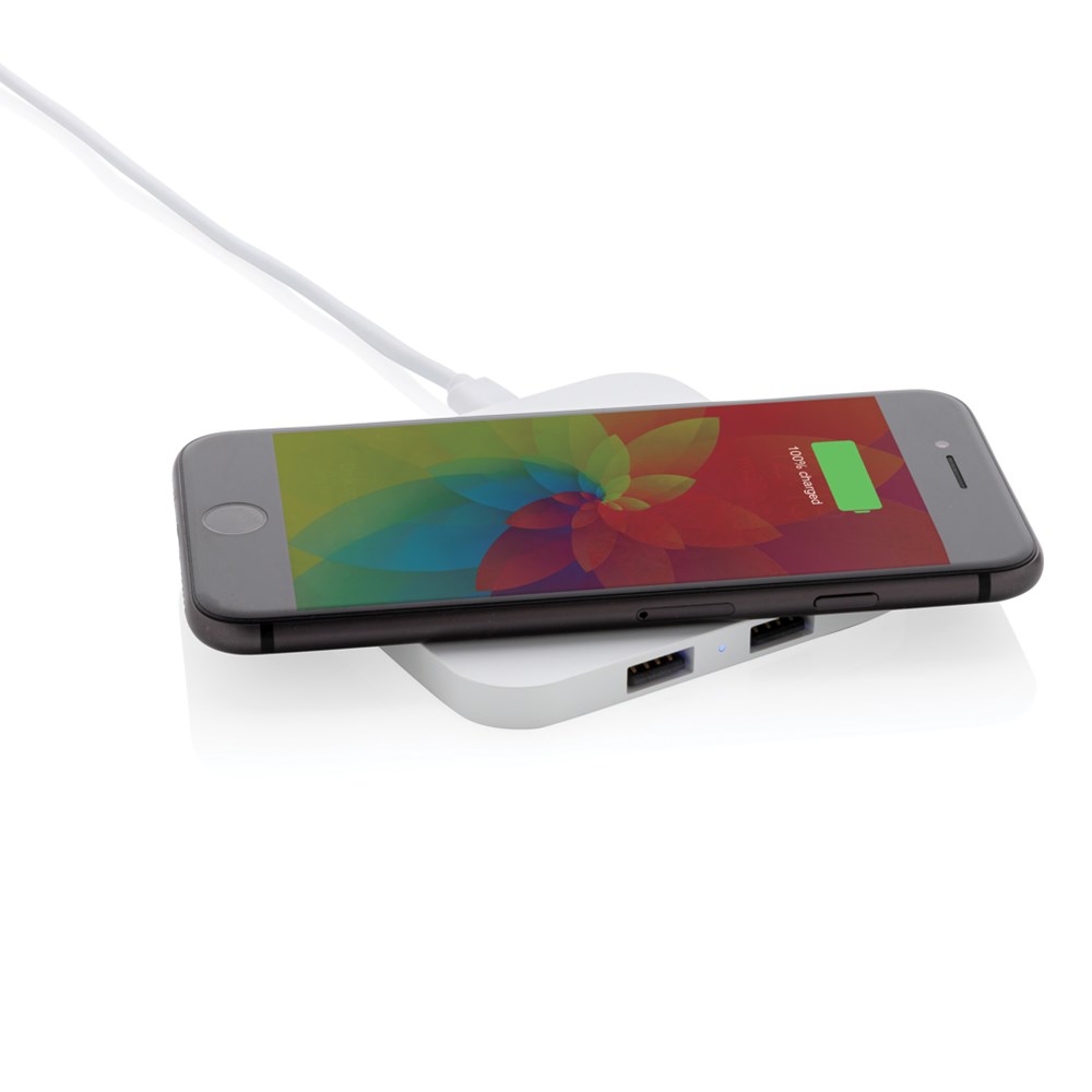 10W Wireless Charger mit USB-Ports