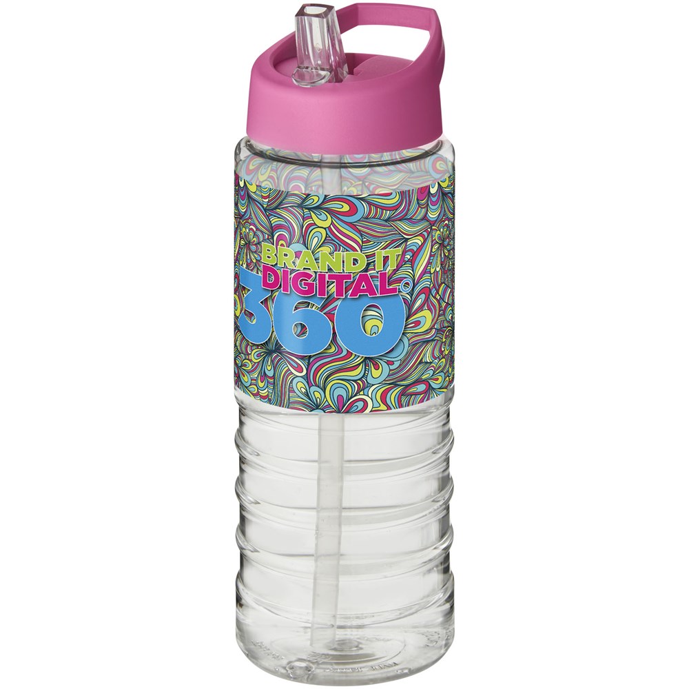 H2O Active® Treble 750 ml Sportflasche mit Ausgussdeckel