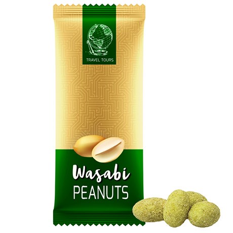 Erdnüsse Wasabi, ca. 40g, Midi-XL-Tüte Erdnüsse Wasabi, ca. 40g, Midi-XL-Tüte