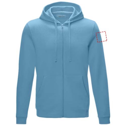 Ruby Hoodie mit durchgehendem Reißverschluss aus GOTS- und GRS-zertifiziertem Bio-Material für Herren