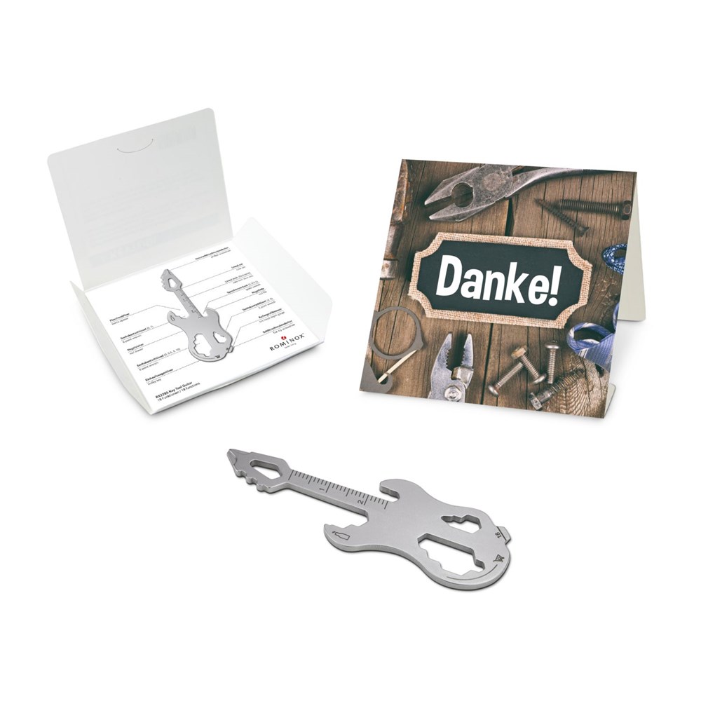 ROMINOX® Key Tool im Motiv-Mäppchen Danke