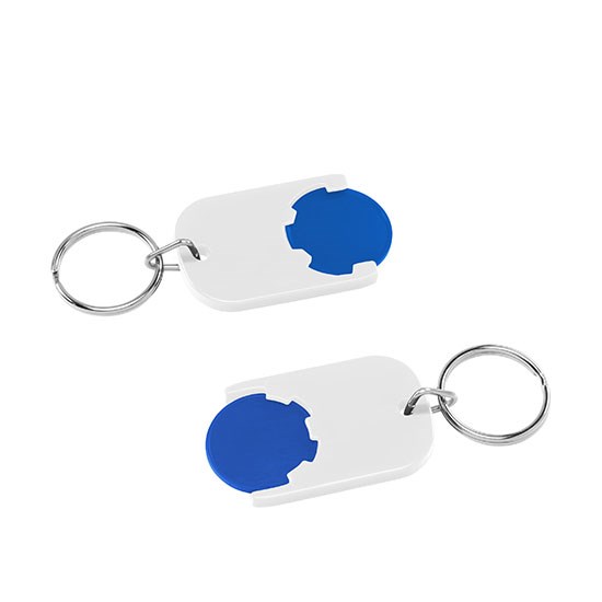 Chiphalter mit 1€-Chip "Gamma" mit Schlüsselring