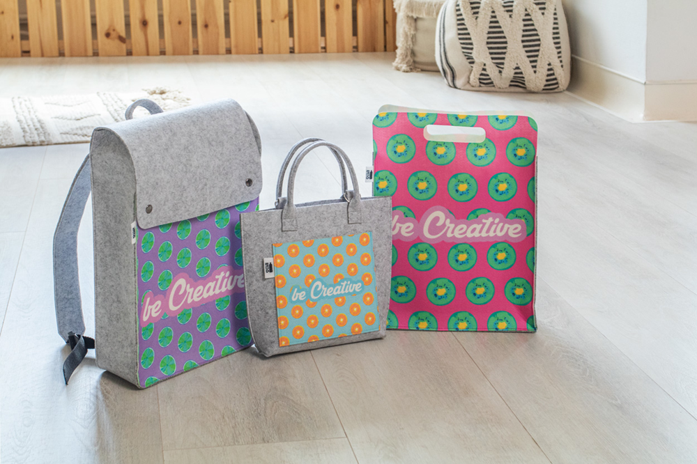 CreaFelt Shop D - individuelle RPET Einkaufstasche