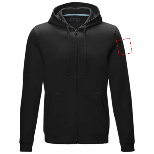 Ruby Hoodie mit durchgehendem Reißverschluss aus GOTS- und GRS-zertifiziertem Bio-Material für Herren