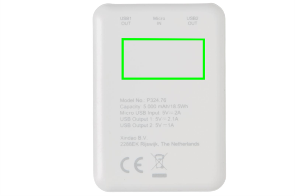 High Density 5.000 mAh Pocket Powerbank