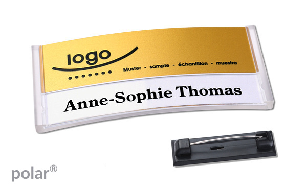 Namensschild polar® alu-print