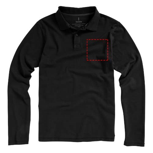 Oakville Langarm Poloshirt für Herren