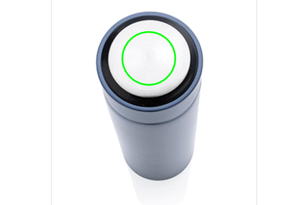 Vakuum Stainless Steel Flasche mit gebürstetem Metalldeckel