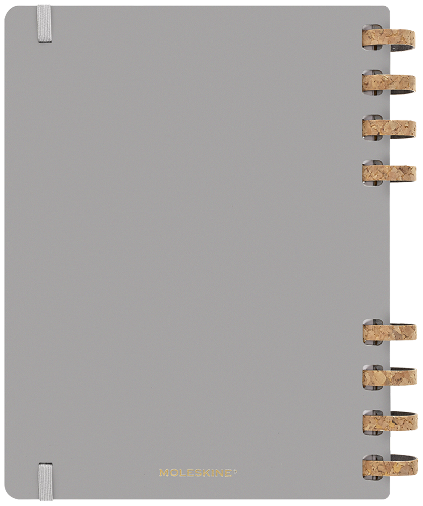 Moleskine 12M XL Hardcover Tagesplaner mit Spiralbindung