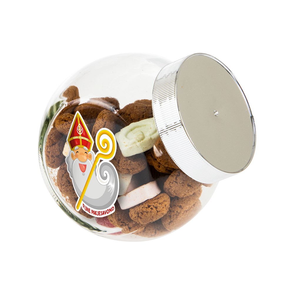 Glass jar 0,4 liter with sweets
