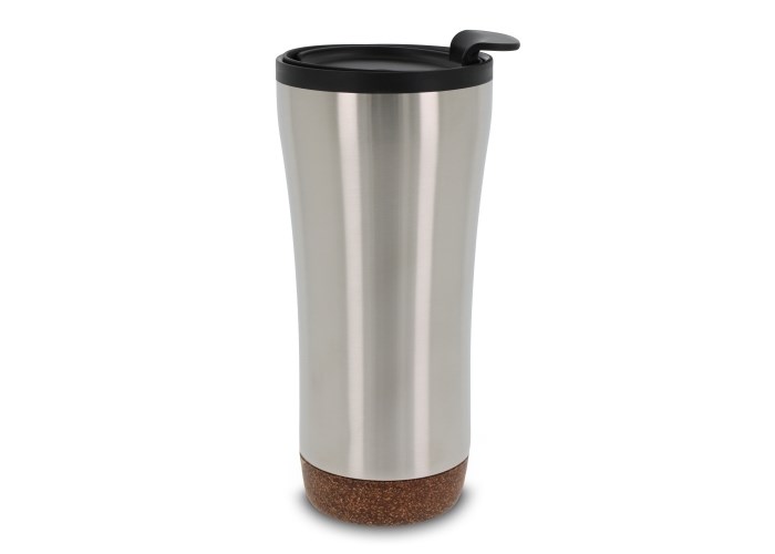 Doppelwandiger Becher mit einem Korkboden 480ml