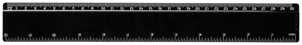 Refari 30 cm Lineal aus recyceltem Kunststoff