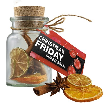 Duft-Deko, ca. 15g, Korkenglas