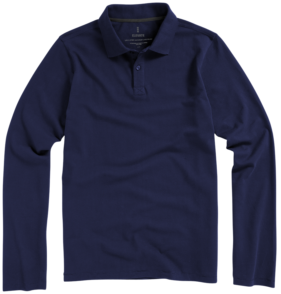 Oakville Langarm Poloshirt für Herren