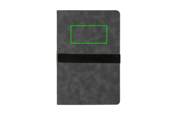 Deluxe Hardcover PU Notizbuch mit Handy- und Stiftehalter