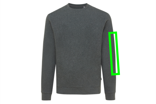 Iqoniq Denali ungefärbt. Rundhals-Sweater aus recycelter BW