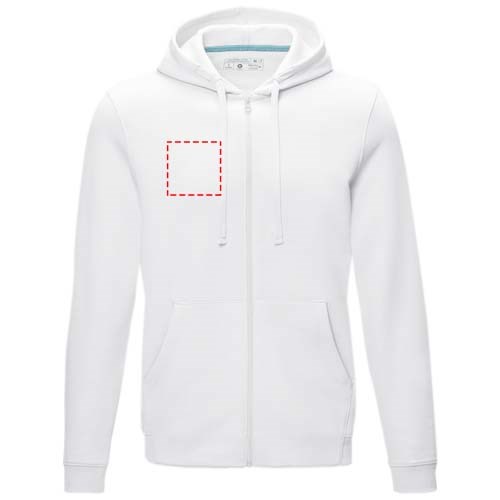 Ruby Hoodie mit durchgehendem Reißverschluss aus GOTS- und GRS-zertifiziertem Bio-Material für Herren