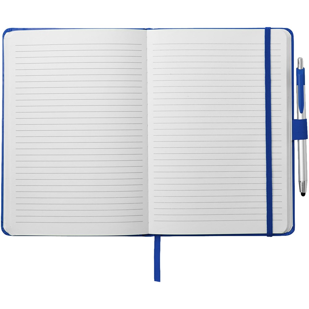 Crown A5 Notizbuch mit Stylus Kugelschreiber