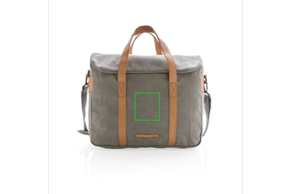 Canvas Laptop-Tasche, PVC-frei