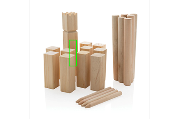 Kubb Outdoor Wurfspiel aus Holz
