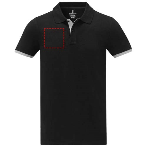 Morgan Polo für Herren, zweifarbig